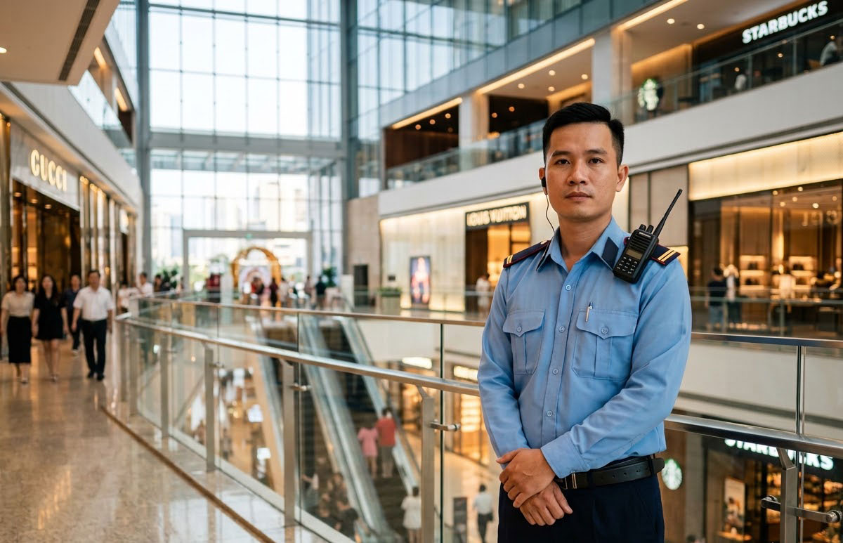 Bảo vệ trung tâm thương mại & cửa hàng
