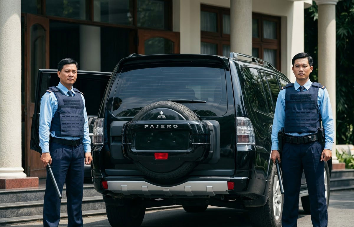 Bảo vệ vận chuyển tiền, hàng hóa giá trị cao